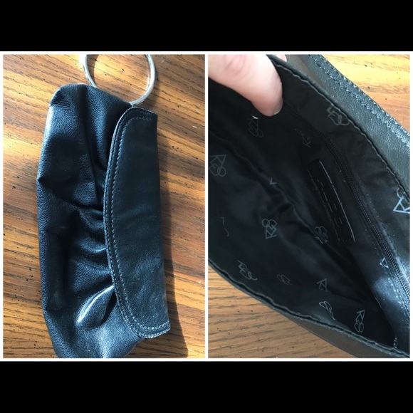 Aldo black PU Leather Clutch - Picture 1 of 1
